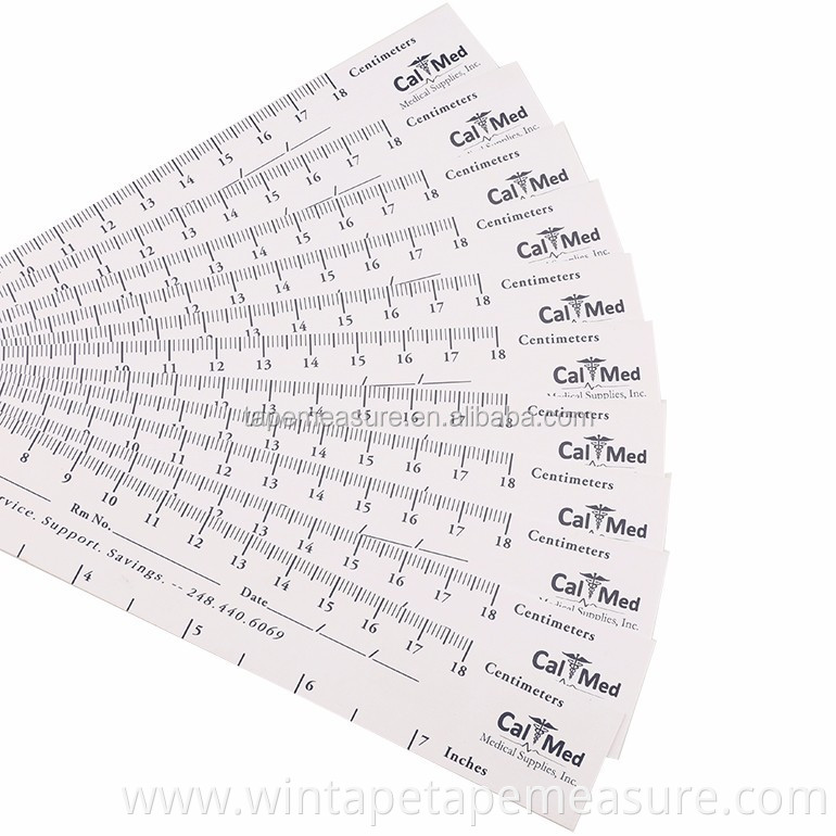 Customized Medical For Patient Printable Paper Wound Measuring Ruler